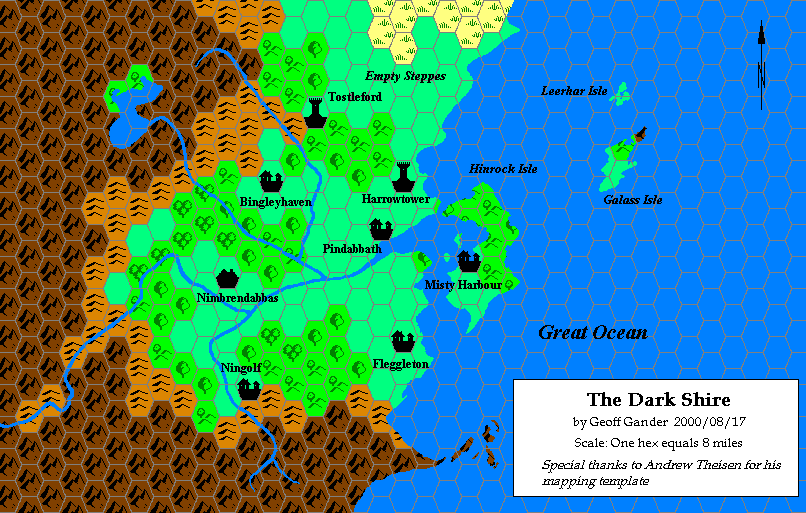 Map of the Dark Shire